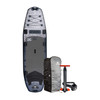 AQUAGLIDE Inflatable Stand Up Paddle Board with Premium Accessories - Black/Gray
