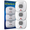 BELL AND HOWELL ULTRASONIC PEST REPELLERS WITH EXTRA OUTLET 3 PACK WHITE New