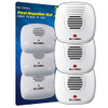 BELL AND HOWELL ULTRASONIC PEST REPELLERS WITH EXTRA OUTLET 3 PACK WHITE New