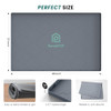 PANDATOP UNDER SINK MAT, 28" X 22" SILICONE KITCHEN CABINET TRAY - GRAY