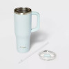 EMBARK 40OZ STAINLESS STEEL STRAW TUMBLER - LIGHT BLUE