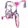 HUFFY DISNEY PRINCESS KIDS' BIKE - 16" WHEELS - TRAINING WHEELS - PURPLE