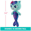 6064846 Gabby’s Dollhouse 14" Talking MerCat Plush Toys Lights Multi 6064846 Gabby’s Dollhouse 14" Talking MerCat Plush Toys Lights Multi