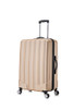 ROCKLAND SANTA MONICA HARDSIDE SPINNER WHEEL LUGGAGE, 19", 24", 28" - CHAMPAGNE New