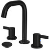 SOKA 8-16" WIDESPREAD BATHROOM FAUCET 2 HANDLES MATTE BLACK SK1B002PA