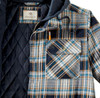 6575 LEGENDARY WHITETAILS MEN'S MAPLEWOOD SHIRT JACKET 4X BLUE DUSK PLAID