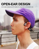 MUNASH Bone Conduction Headphones Open Ear Waterproof - BLACK