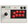 8bitdo Arcade Stick Switch/Windows Arcade Stick Support Wireless 80FE - Tan/Red