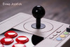 8bitdo Arcade Stick Switch/Windows Arcade Stick Support Wireless 80FE - Tan/Red