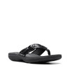 CLARKS WOMEN'S BREEZE SEA FLIP-FLOP SIZE 8 BLACK PATENT New