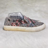 BLOWFISH MALIBU CASUAL SNEAKERS SHOES - SIZE: WOMEN 7 - GRAY PINK FLOWERS