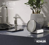 KOHLER MOXIE SHOWERHEAD AND WATERBLUETOOTH SPEAKER, 1.75 GPM - CHROME