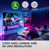 ViewSonic LX700-4K UHD 3500 LUMENS LASER PROJECTOR XBOX REFRESH RATE - WHITE