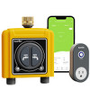 RAINPOINT WIFI WATER TIMER 2-ZONE, BRASS INLET, GARDEN IRRIGATION - YELLOW/BLACK