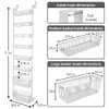 HOUSEHOLD ESSENTIALS SMART DESIGN 8-TIER OVER THE DOOR HANGING PANTRY ORGANIZER