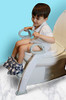 SPUDDIES POTTY WITH LADDER SGPLR-001 - WHITE/GRAY