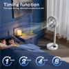 XUMEMALL A10 FOLDABLE OSCILLATING PEDESTAL FAN 8" USB C RECHARGEABLE - WHITE XUMEMALL A10 FOLDABLE OSCILLATING PEDESTAL FAN 8" USB C RECHARGEABLE - WHITE
