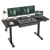 Agilestic Standing Desk 2 Drawers Adjustable Height Electric Storage - BLACK Agilestic Standing Desk 2 Drawers Adjustable Height Electric Storage - BLACK