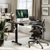 Agilestic Standing Desk 2 Drawers Adjustable Height Electric Storage - BLACK Agilestic Standing Desk 2 Drawers Adjustable Height Electric Storage - BLACK
