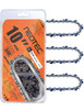 NEOTEC Chainsaw Chains, 10'' Bar, S40 Chain, 3/8 HP chainsaw, 3 chains pack