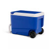 IGLOO WHEELIE COOL 38QT ROLLING COOLER - BLUE