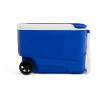 IGLOO WHEELIE COOL 38QT ROLLING COOLER - BLUE