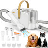 ITBABY 2.5L DOG CAT GROOMING KIT PROFESSIONAL CLIPPERS 8 TOOLS VACUUM - WHITE