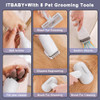 ITBABY 2.5L DOG CAT GROOMING KIT PROFESSIONAL CLIPPERS 8 TOOLS VACUUM - WHITE
