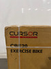 CURSOR FITNESS EXERCISE BIKE EQUIPMENT HOME USE - BLACK
