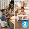 INGENUITY BABY BASE 2-IN-1 BOOSTER FEEDING AND FLOOR SEAT SELF-STORING CASHMERE