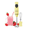 BELLA IMMERSION BLENDER PORTABLE MIXER 2 SPEED HANDHELD 17577 - YELLOW New