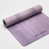 ALL IN MOTION RUBBER YOGA MAT 5MM VIOLET PATTERN LOW TACK GRIP - PINK MARBLE ALL IN MOTION RUBBER YOGA MAT 5MM VIOLET PATTERN LOW TACK GRIP - PINK MARBLE