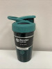 ‎BLENDERBOTTLE STRADA TRITAN 24OZ, PUSH BUTTON SLIDE TO LOCK - GREEN