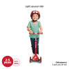 RADIO FLYER GLIDER JUNIOR KICK SCOOTER WITH LIGHT UP WHEELS 3-WHEEL - RED/WHITE New