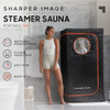 Sharper Image Steamer Sauna Massage Job-Heavy 1018244 - Black