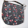 VERA BRADLEY OVERSIZED HOBO SHOULDER BAG - PERENNIALS NOIR DOT New VERA BRADLEY OVERSIZED HOBO SHOULDER BAG - PERENNIALS NOIR DOT New