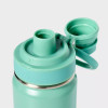 ALL IN MOTION 24OZ STAINLESS STEEL VACUUM INSULATED WATER BOTTLE - SOFT GREEN ALL IN MOTION 24OZ STAINLESS STEEL VACUUM INSULATED WATER BOTTLE - SOFT GREEN