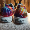 BLOWFISH WOMEN’S BLOWFISH MALIBU SNEAKER US 10/UK 8.5 - RAINBOW TIE-DYE CANVAS New