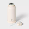 ALL IN MOTION 64OZ STAINLESS STEEL VACUUM INSULATED WATER BOTTLE - CHALK ALL IN MOTION 64OZ STAINLESS STEEL VACUUM INSULATED WATER BOTTLE - CHALK