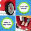 SIMPLAY3 ROLL AND STROLL QUIET RIDE-ON TODDLER TOY PUSH CAR SEATBELT RED SIMPLAY3 ROLL AND STROLL QUIET RIDE-ON TODDLER TOY PUSH CAR SEATBELT RED