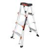 LITTLE GIANT SMARTSTEP 4'-6' MODEL 300 LB RATED ALUMINUM - BLACK /ORANGE