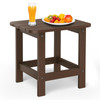 Upstreman Home Adirondack Side Table, 19" x 15" x 18" HIPS T1 Max - Coffee Upstreman Home Adirondack Side Table, 19" x 15" x 18" HIPS T1 Max - Coffee