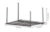 HYLOFT 00625 45" x 45" Overhead Steel Garage Storage System & Rack - Hammertone HYLOFT 00625 45" x 45" Overhead Steel Garage Storage System & Rack - Hammertone