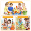 100 PCS Magnetic Tiles Diamond Magnetic Building Set Magnet Tiles STEM Toys New