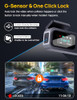 ANYSKI 3 CHANNEL 4K DASH CAM FRONT AND REAR INSIDE BUILT-IN 5G WIFI - SILVER