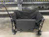 GENERIC COLLAPSIBLE FOLDING WAGON CART TERRAIN WHEELS BRAKES HEAVY DUTY - BLACK