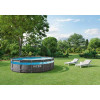 INTEX 14' X 42" CLEARVIEW PRISM FRAME ABOVE GROUND POOL - GRAYWOOD PRINT
