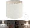 GENERIC 11.8" TOP X 11.8" BOTTOM X 10.2" HIGH DRUM LAMPSHADES (1 PACK) - LINEN