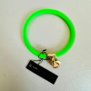 MARC BY MARC JACOBS ELASTIC SILICON BRACELET WITH CHARM - TOUCAN GREEN New MARC BY MARC JACOBS ELASTIC SILICON BRACELET WITH CHARM - TOUCAN GREEN New