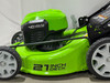 GREENWORKS 40V 21" CORDLESS BRUSHLESS PUSH MOWER, TOOL ONLY, LMF413 - GREEN